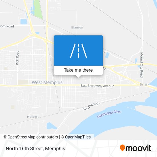 Mapa de North 16th Street