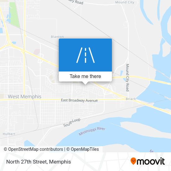 Mapa de North 27th Street