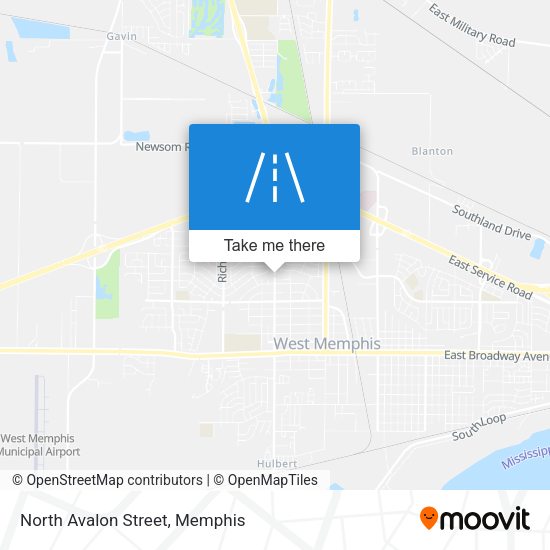 Mapa de North Avalon Street