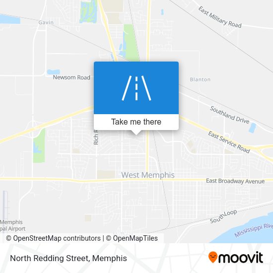 Mapa de North Redding Street