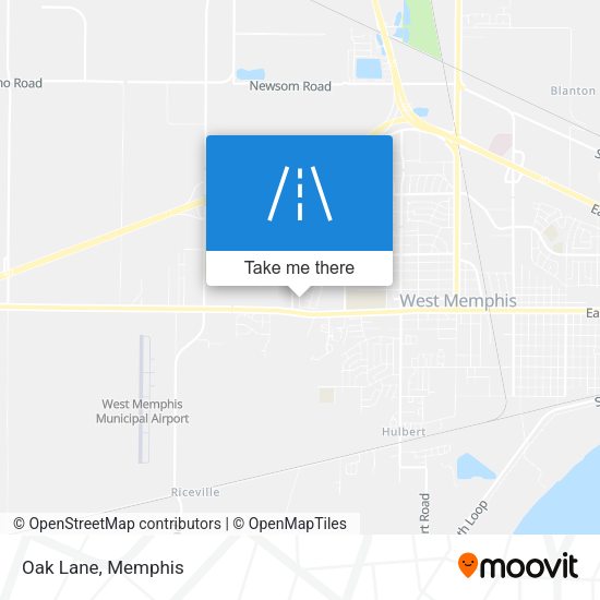 Mapa de Oak Lane