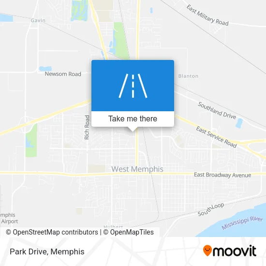 Mapa de Park Drive