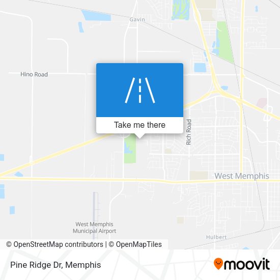 Mapa de Pine Ridge Dr
