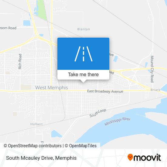 South Mcauley Drive map