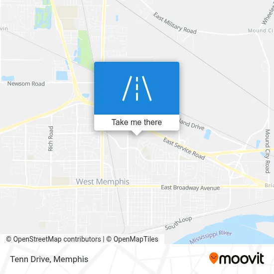 Tenn Drive map