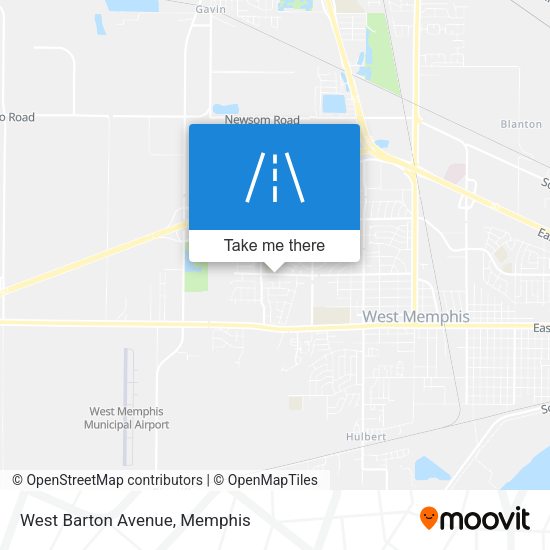 Mapa de West Barton Avenue