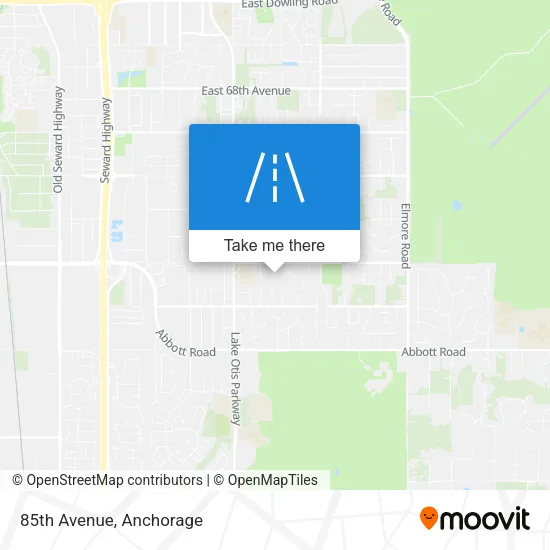 85th Avenue map