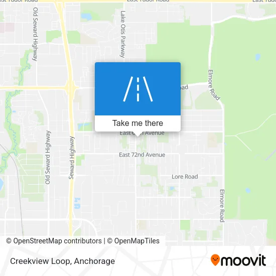 Creekview Loop map