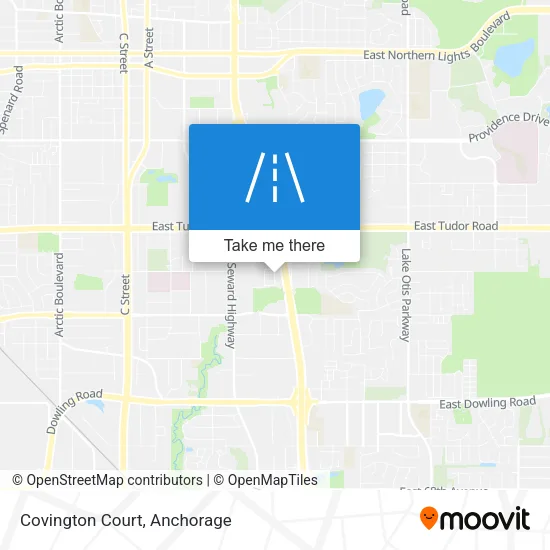 Covington Court map