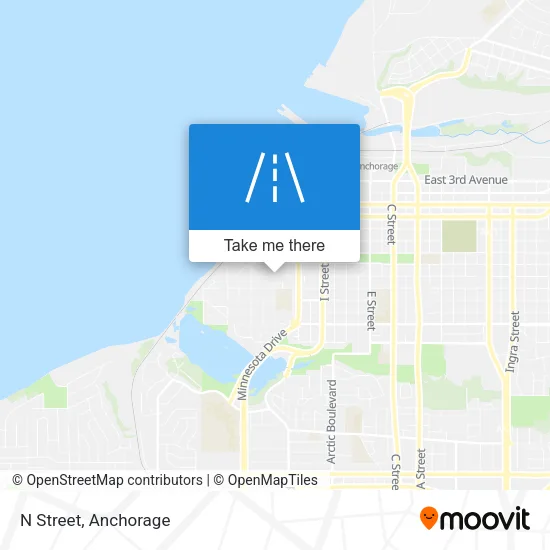 N Street map