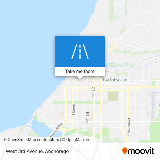 Mapa de West 3rd Avenue