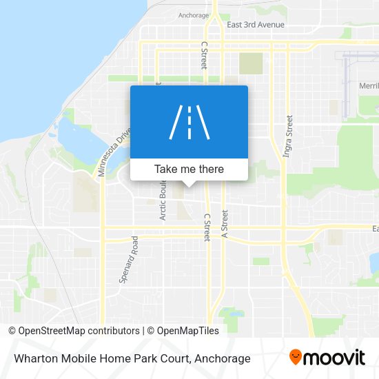 Wharton Mobile Home Park Court map