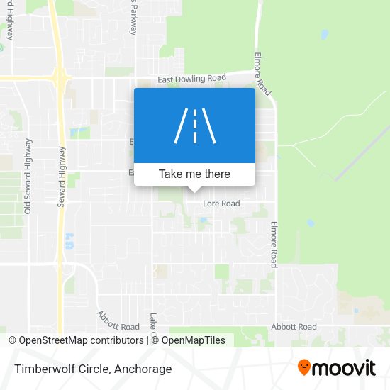 Timberwolf Circle map