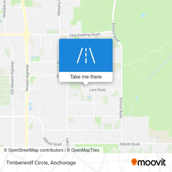 Timberwolf Circle map