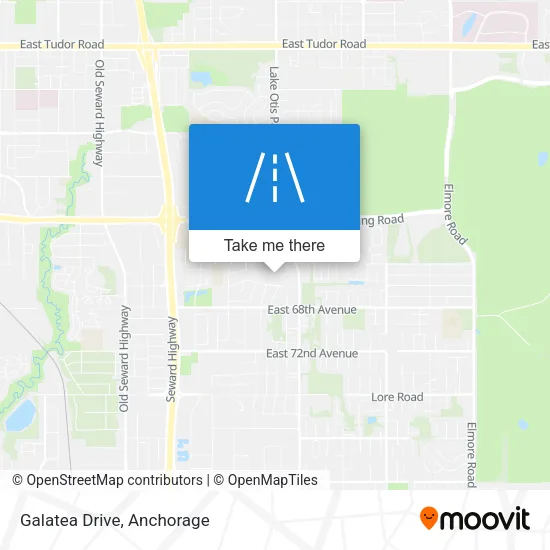 Galatea Drive map