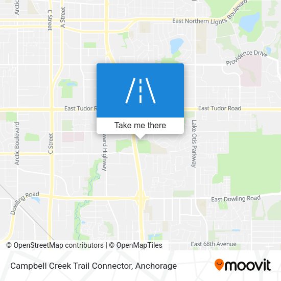 Campbell Creek Trail Connector map