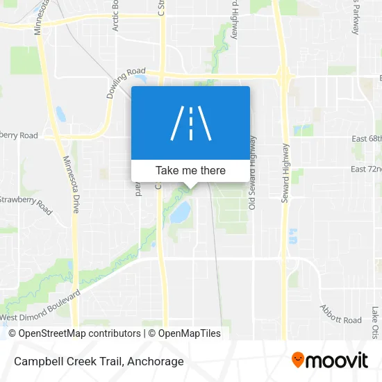 Campbell Creek Trail map
