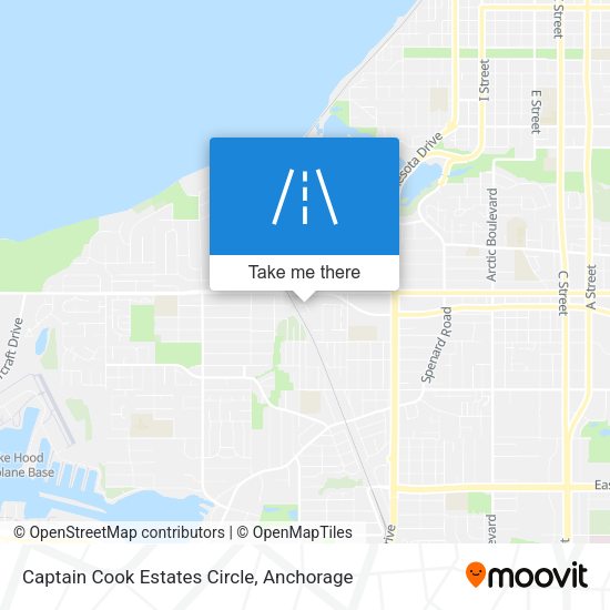 Captain Cook Estates Circle map
