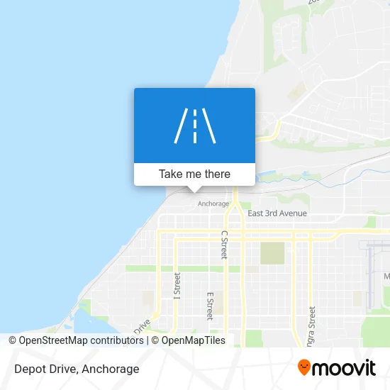 Depot Drive map