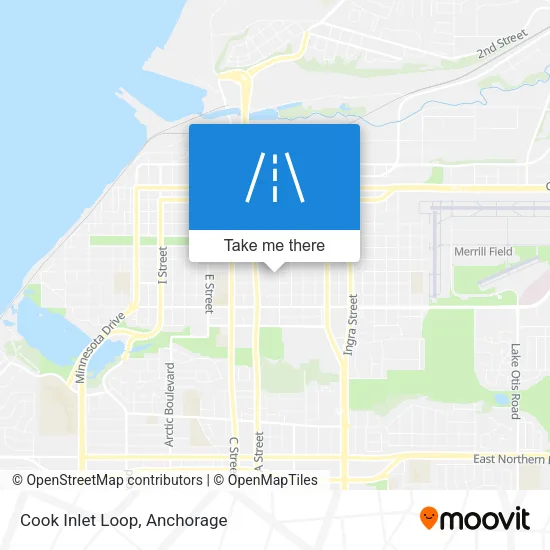Cook Inlet Loop map