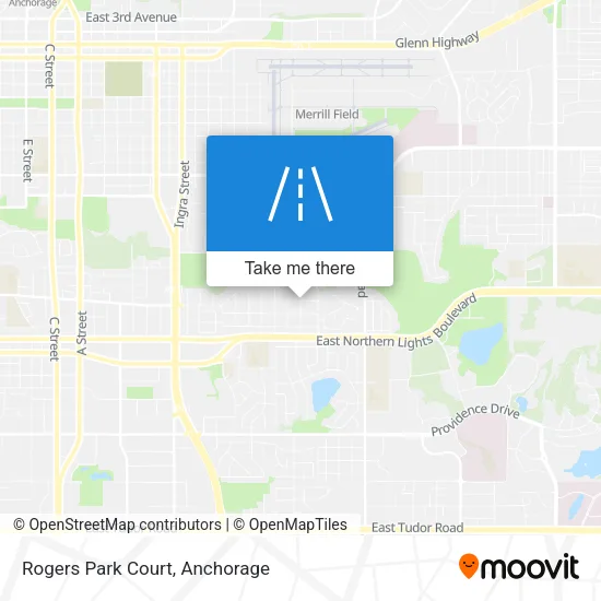 Rogers Park Court map
