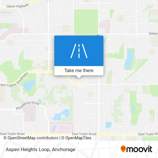 Aspen Heights Loop map