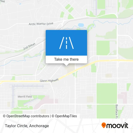 Taylor Circle map
