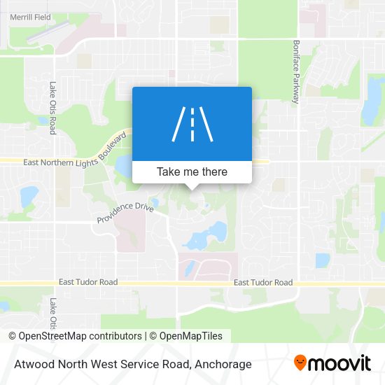 Atwood North West Service Road map