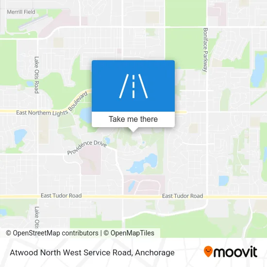 Atwood North West Service Road map
