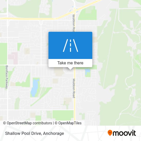Shallow Pool Drive map