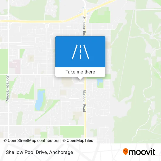 Shallow Pool Drive map