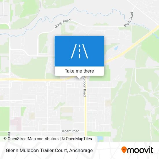 Glenn Muldoon Trailer Court map