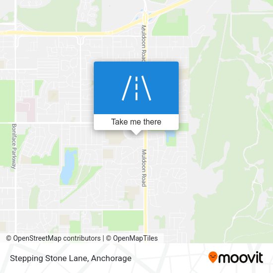 Stepping Stone Lane map