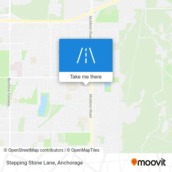Stepping Stone Lane map