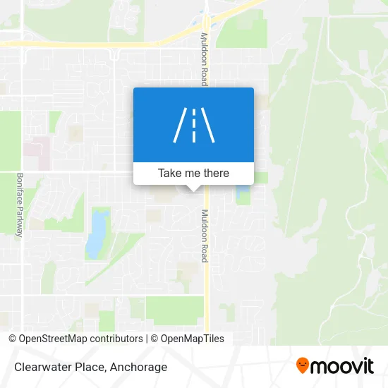 Clearwater Place map