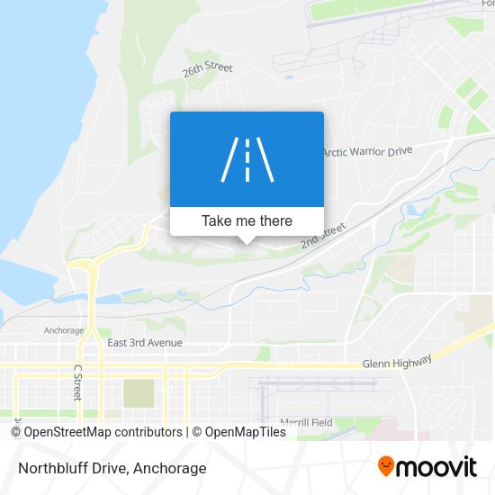 Mapa de Northbluff Drive