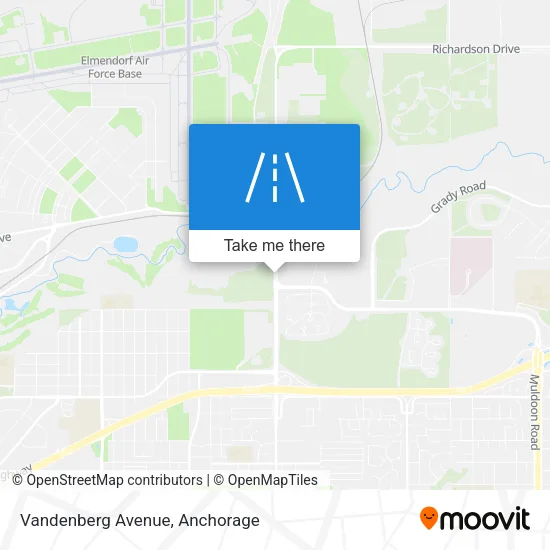Vandenberg Avenue map