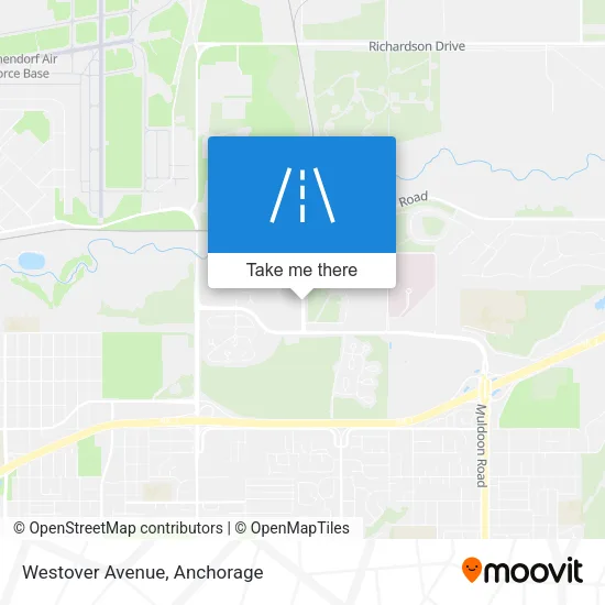 Westover Avenue map