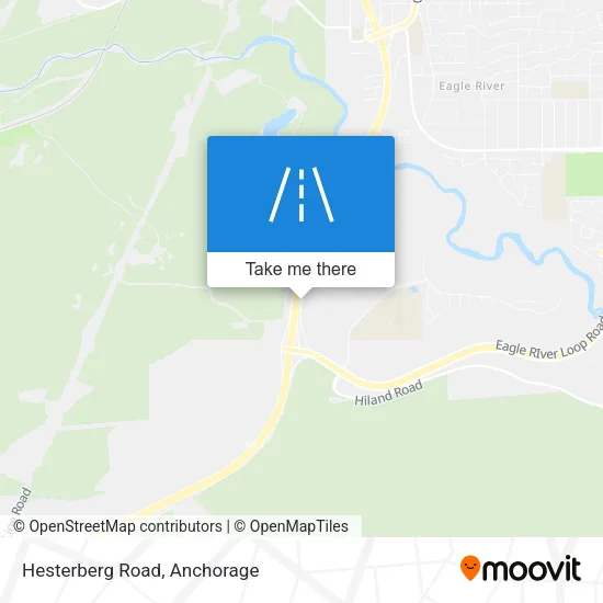 Hesterberg Road map