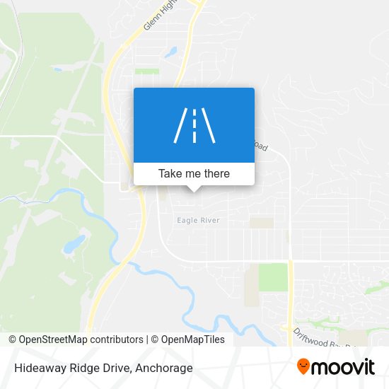 Hideaway Ridge Drive map