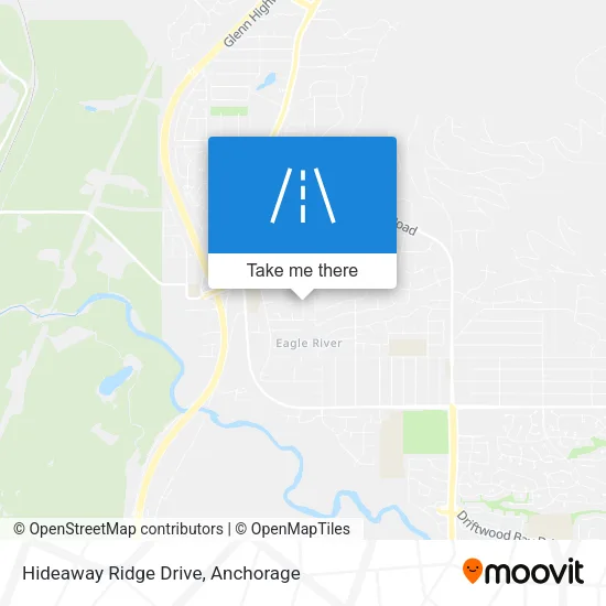 Hideaway Ridge Drive map