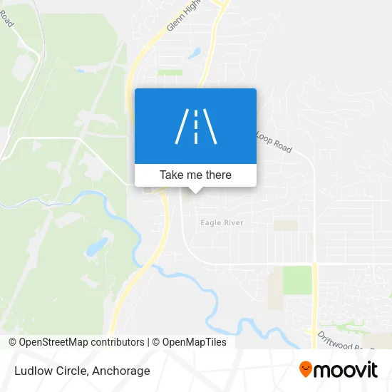 Ludlow Circle map