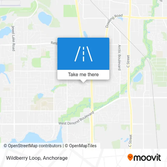 Wildberry Loop map