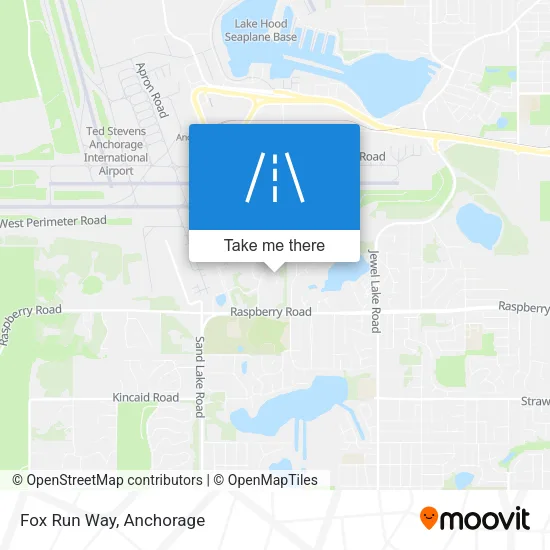 Fox Run Way map