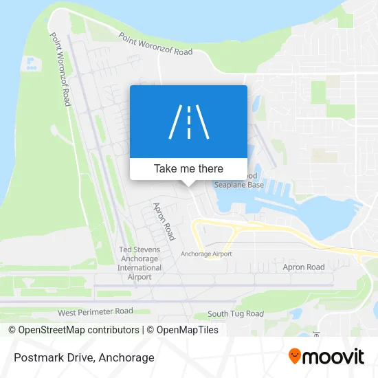Postmark Drive map