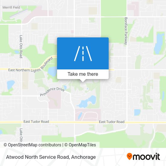 Atwood North Service Road map