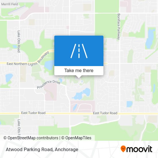 Atwood Parking Road map