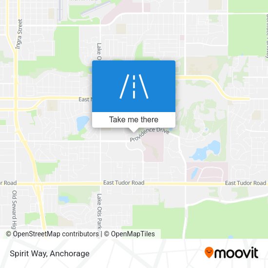 Spirit Way map