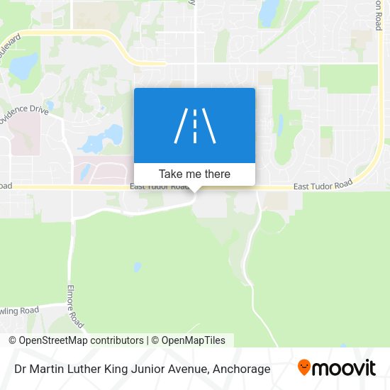 Dr Martin Luther King Junior Avenue map