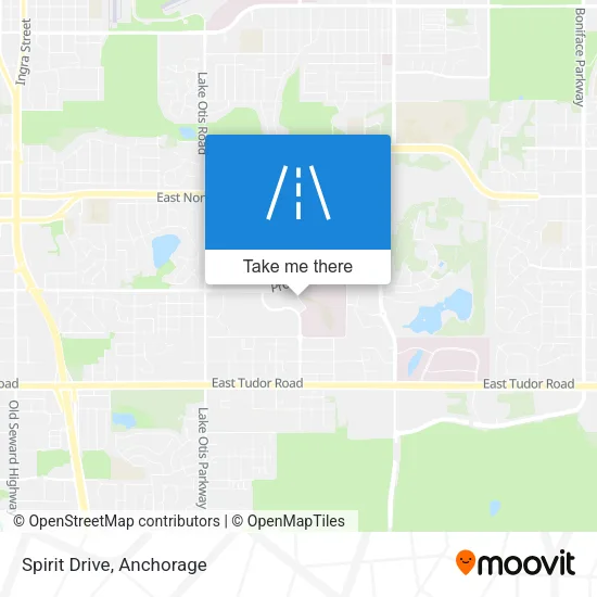 Spirit Drive map